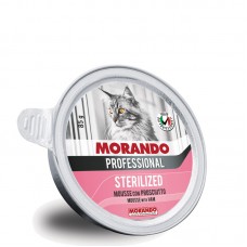 MORANDO CAT STERILIZED MOUSSE PROSCIUTTO GR. 85