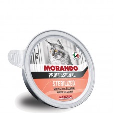 MORANDO CAT STERILIZED MOUSSE SALMONE GR. 85