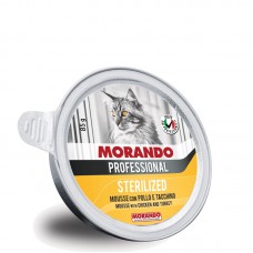 MORANDO CAT STERILIZED MOUSSE POLLO & TACCHINO GR. 85