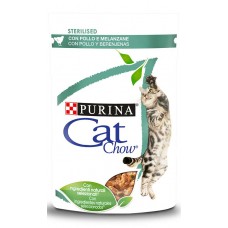 PURINA CAT CHOW BUSTA STERILISED POLLO E MELANZANE GR. 85