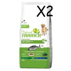 TRAINER DOG NATURAL ADULT MAXI TONNO KG 12 X 2 SACCHI*prezzo riferito alla singola confezione*