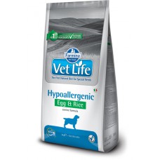 VETLIFE DOG HYPOALLERGENIC EGG&RICE KG.12