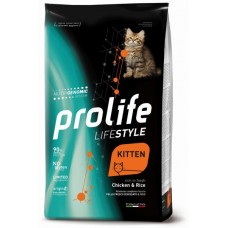 PROLIFE CAT LIFESTYLE KITTEN CHICKEN & RICE KG.1,5 
