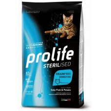PROLIFE CAT STERILISED GRAIN FREE SENSITIVE SOLE FISH & POTATO KG.1,5